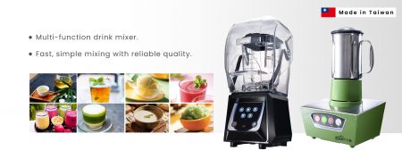 Tea Processor & Blender - 【5 in 1】Sound-proof blender