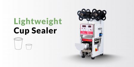 Lightweight Cup Sealers - Suitable for bubble tea, juice, coffee to yogurt, pudding and many others.